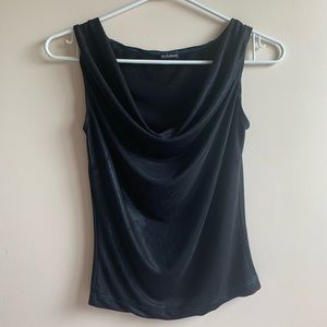Sleeveless Cowl Neck Top